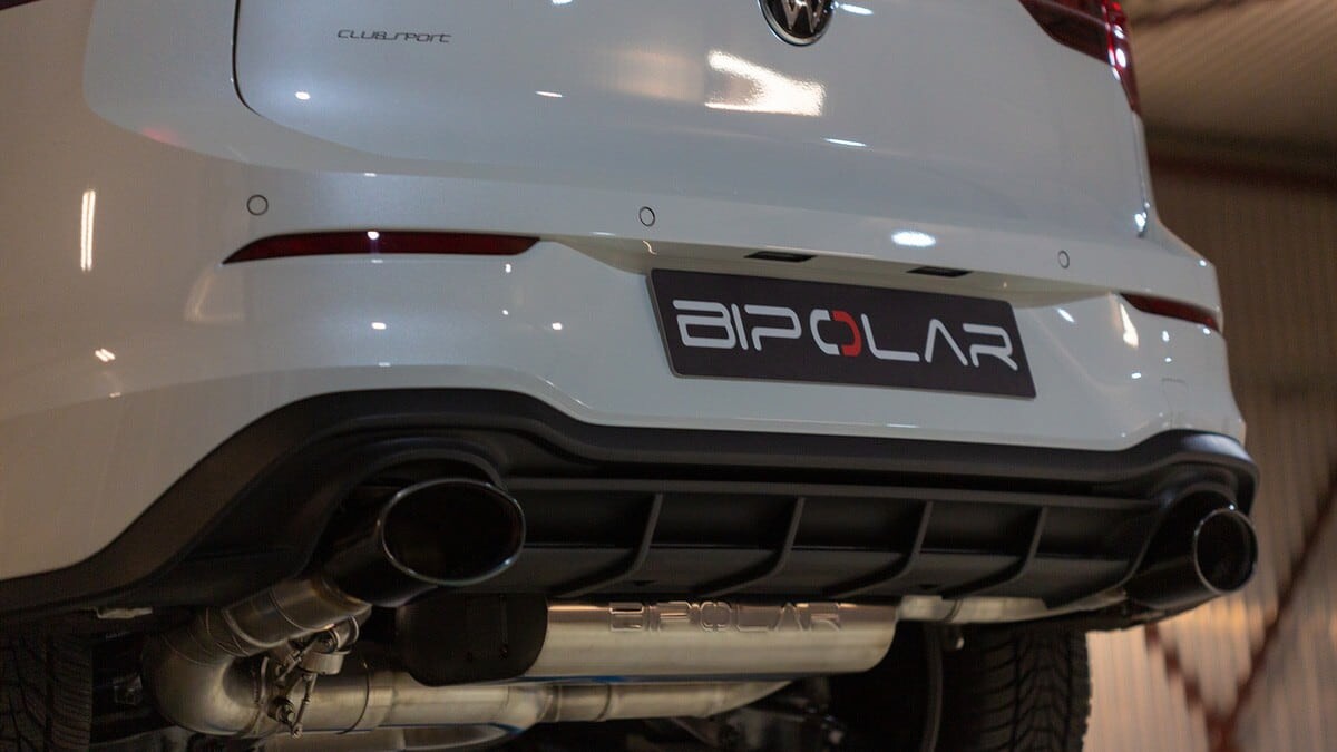 VW Golf 8 GTI Clubsport DNFC Klappenauspuff Grail / Bipolar Exhaust